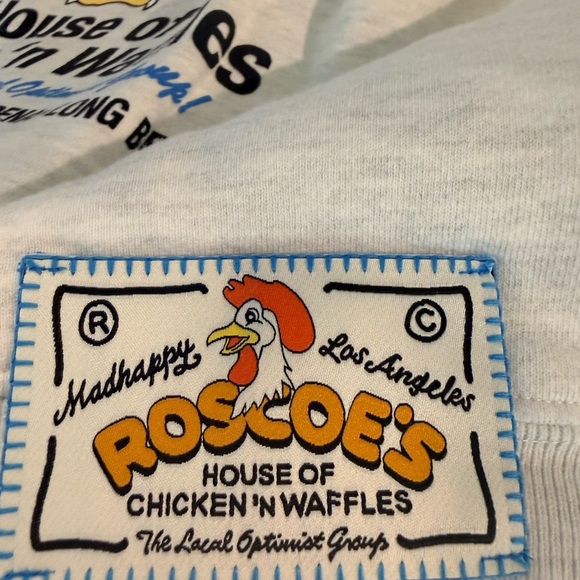 Madhappy × Roscoe’s “House of Chicken ‘N Waffles” Fleece Hoodie — NWT Men’s S - Picture 5 of 6